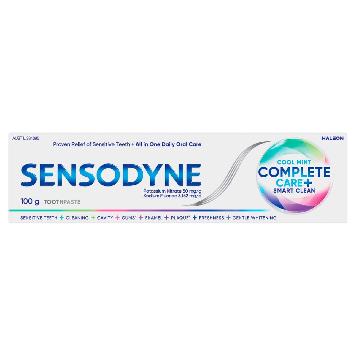 Sensodyne Complete Care + Smart Clean Toothpaste Cool Mint 100g