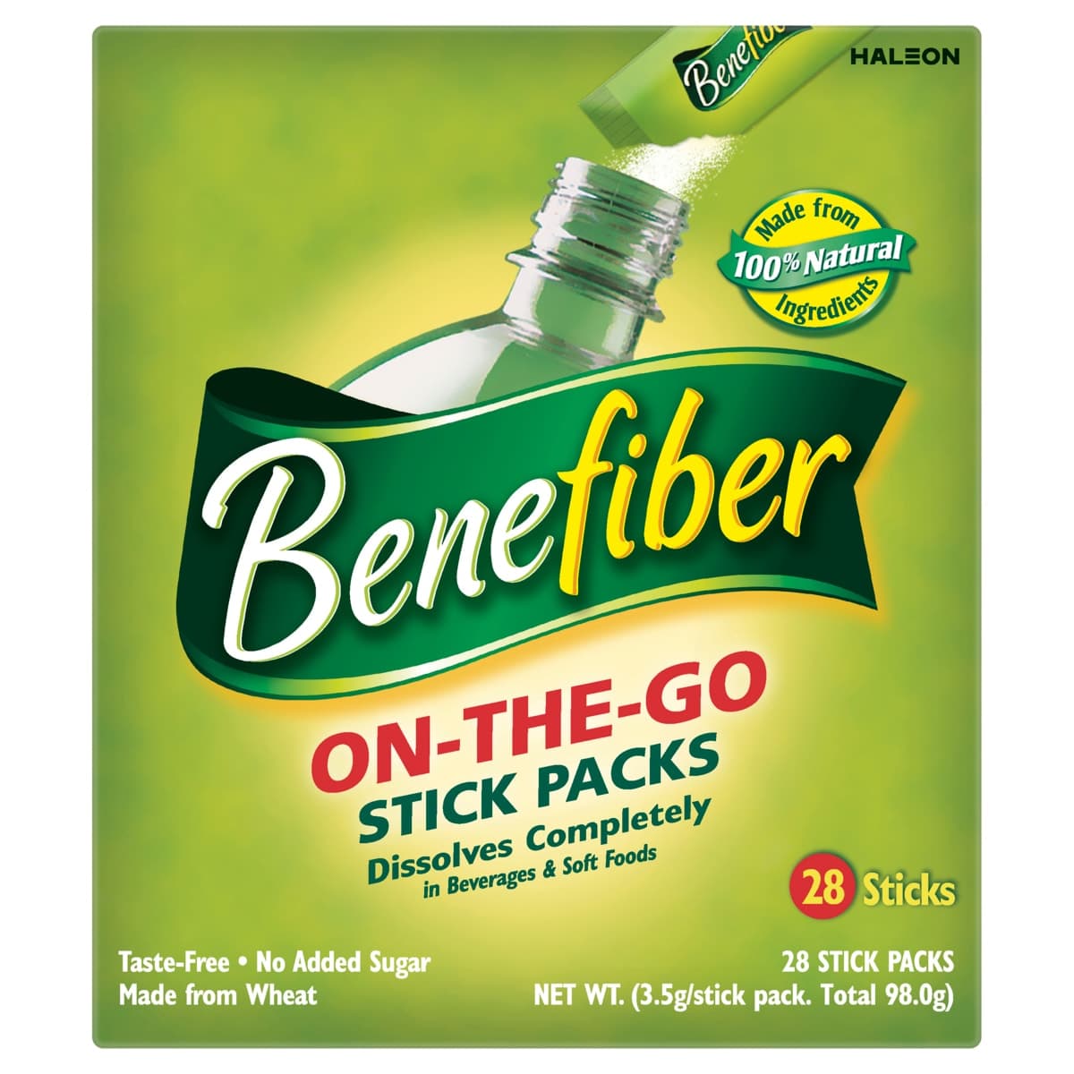Benefiber Natural Soluble Fibre on the Go Sticks 3.5g x 28 Serves
