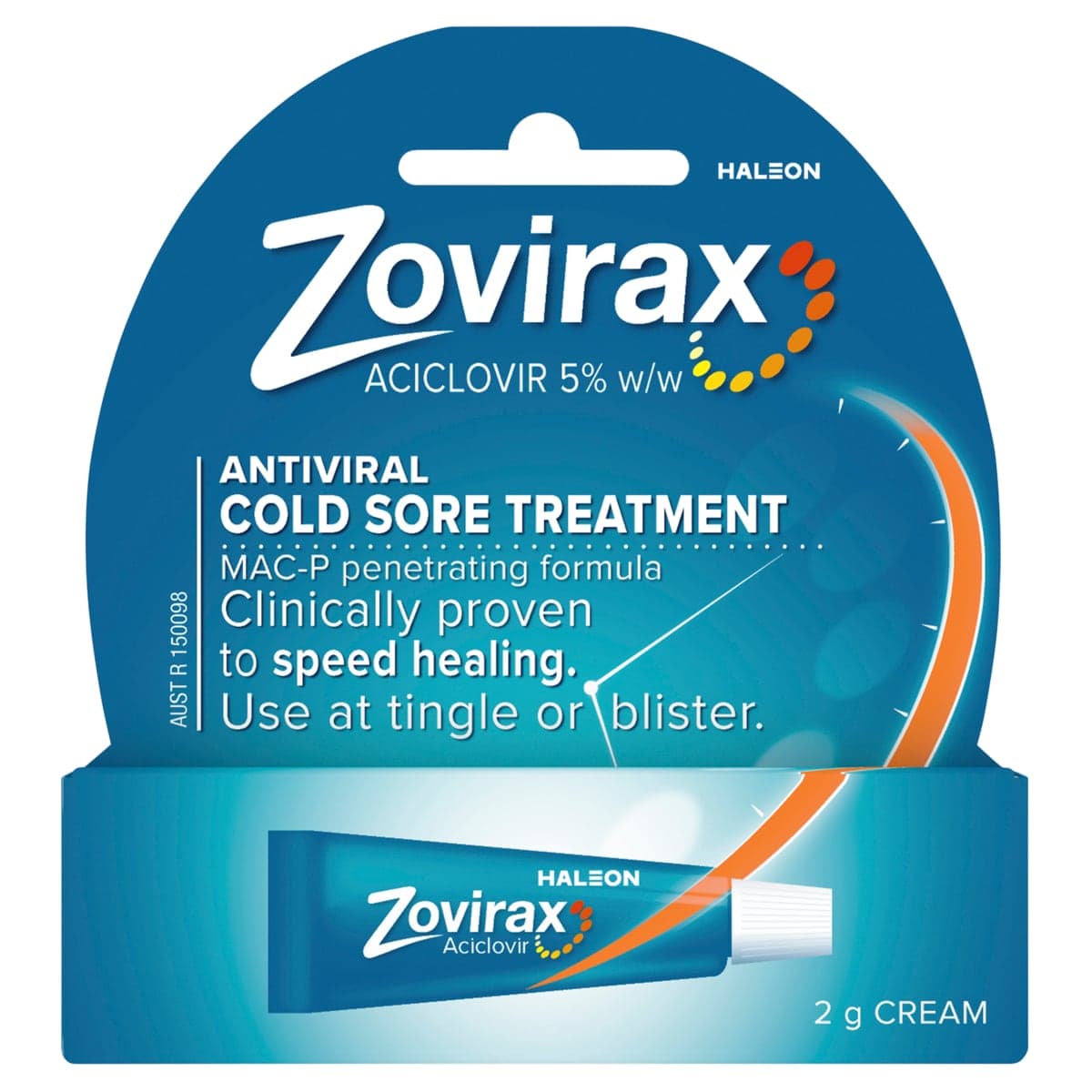 Zovirax Anti-Viral Cold Sore Cream Tube 2g