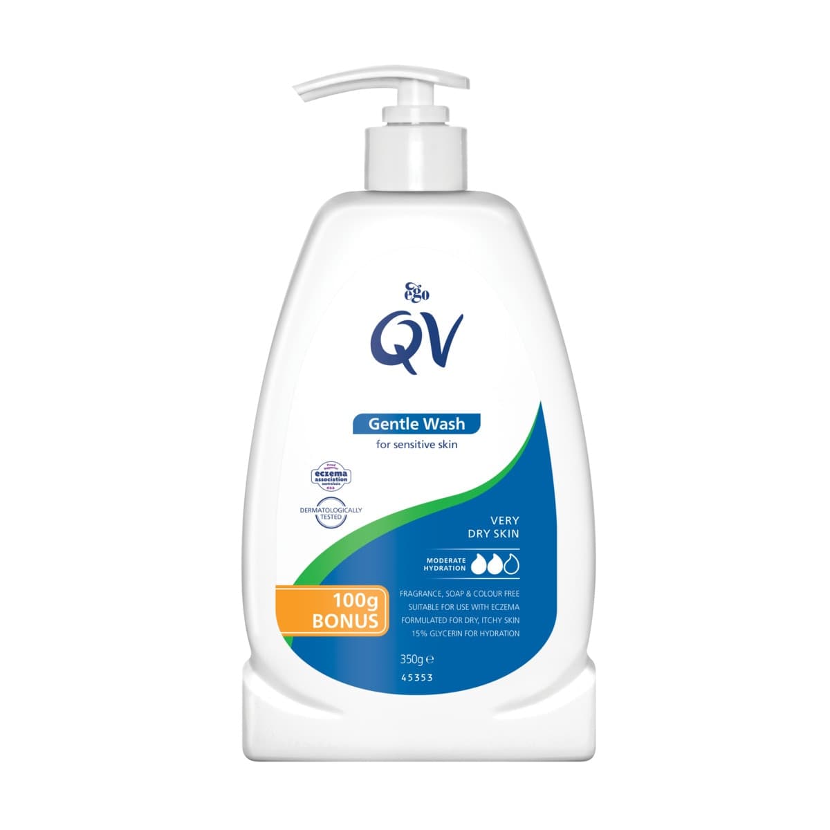 Ego QV Gentle Wash Soap Free 350g