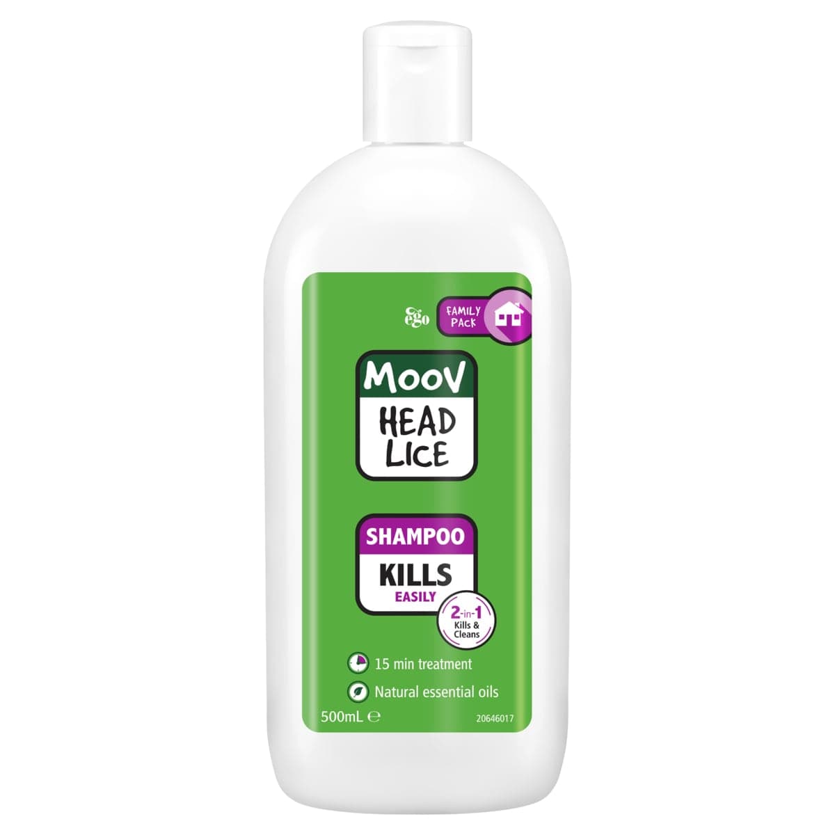 Ego Moov Head Lice Treatment Shampoo 500ml