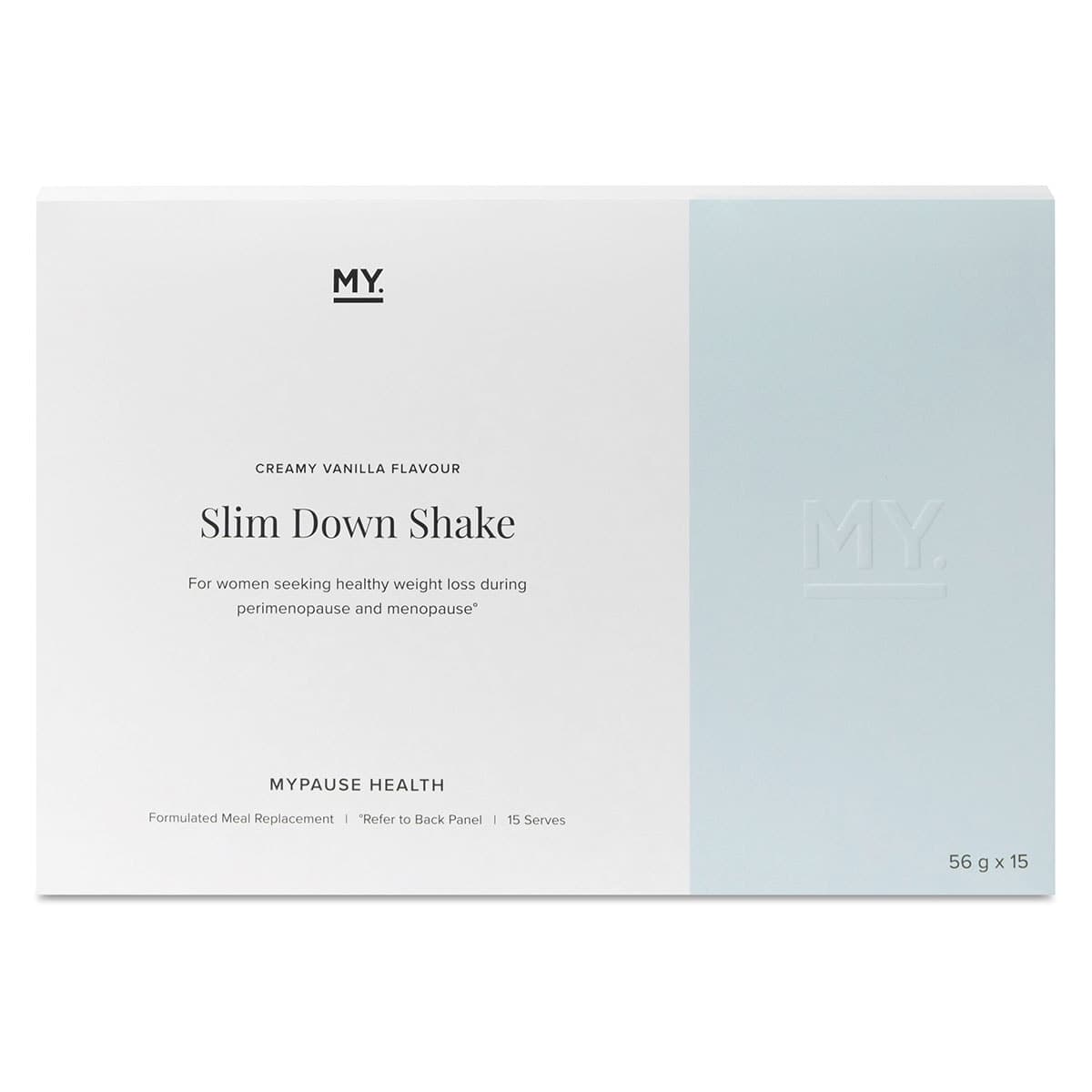 MyPause Health Slim Down Shake Vanilla 15 x 56g Sachets