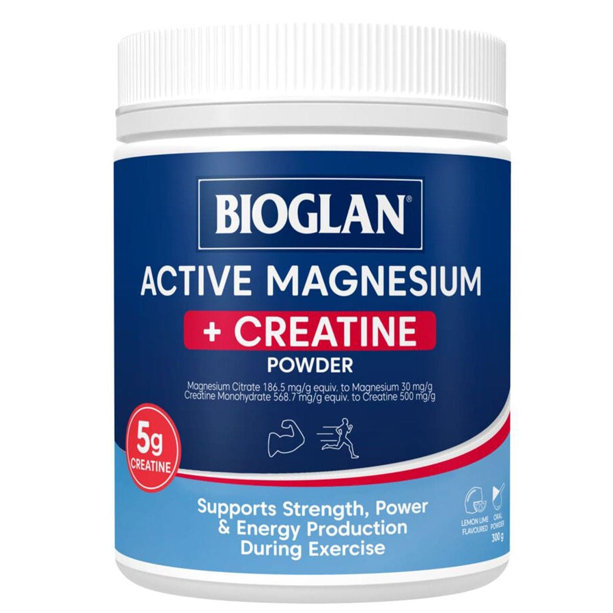 Bioglan Active Magnesium + Creatine Powder 300g