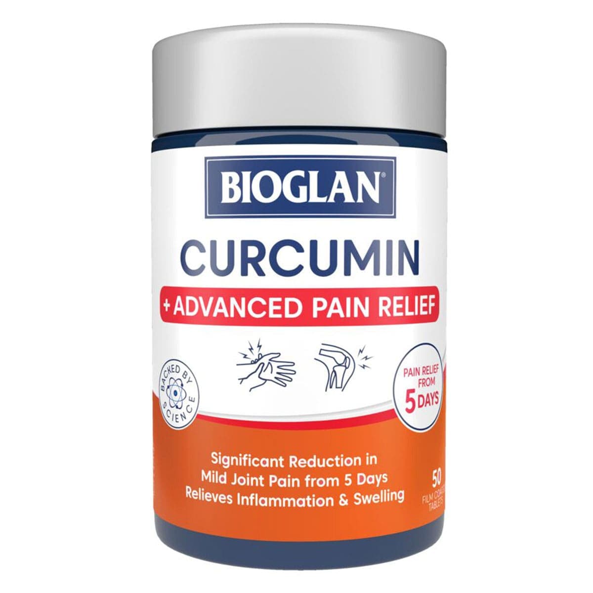 Bioglan Curcumin + Advanced Pain Relief 50 Tablets