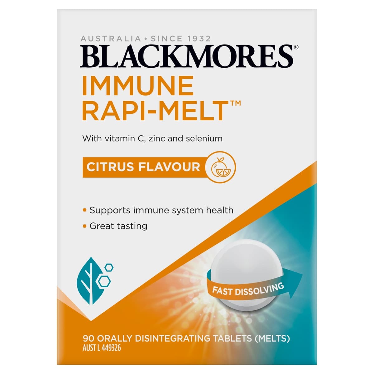 Blackmores Immune Rapi-Melt 90 Tablets
