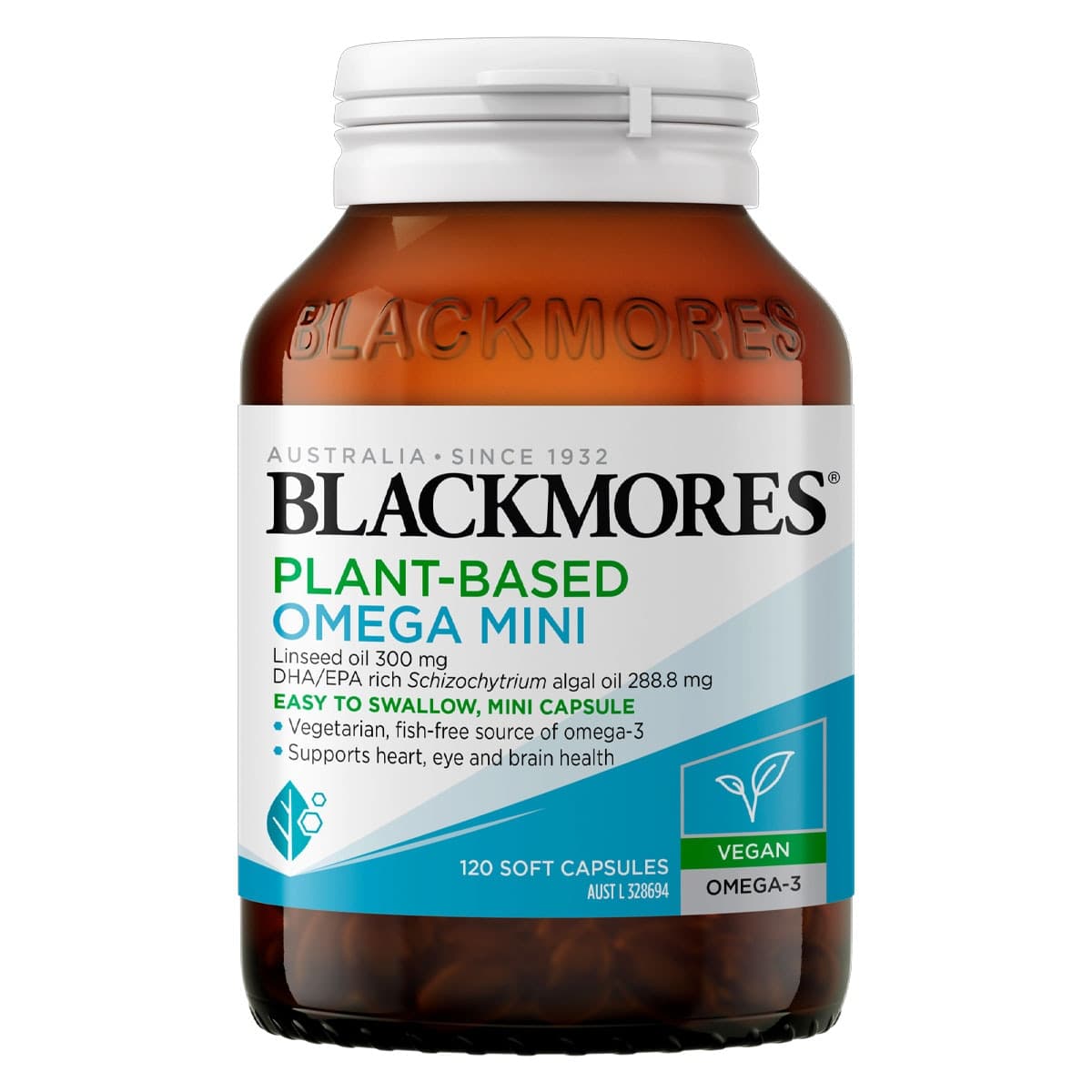 Blackmores Plant Based Omega Mini 120 Capsules