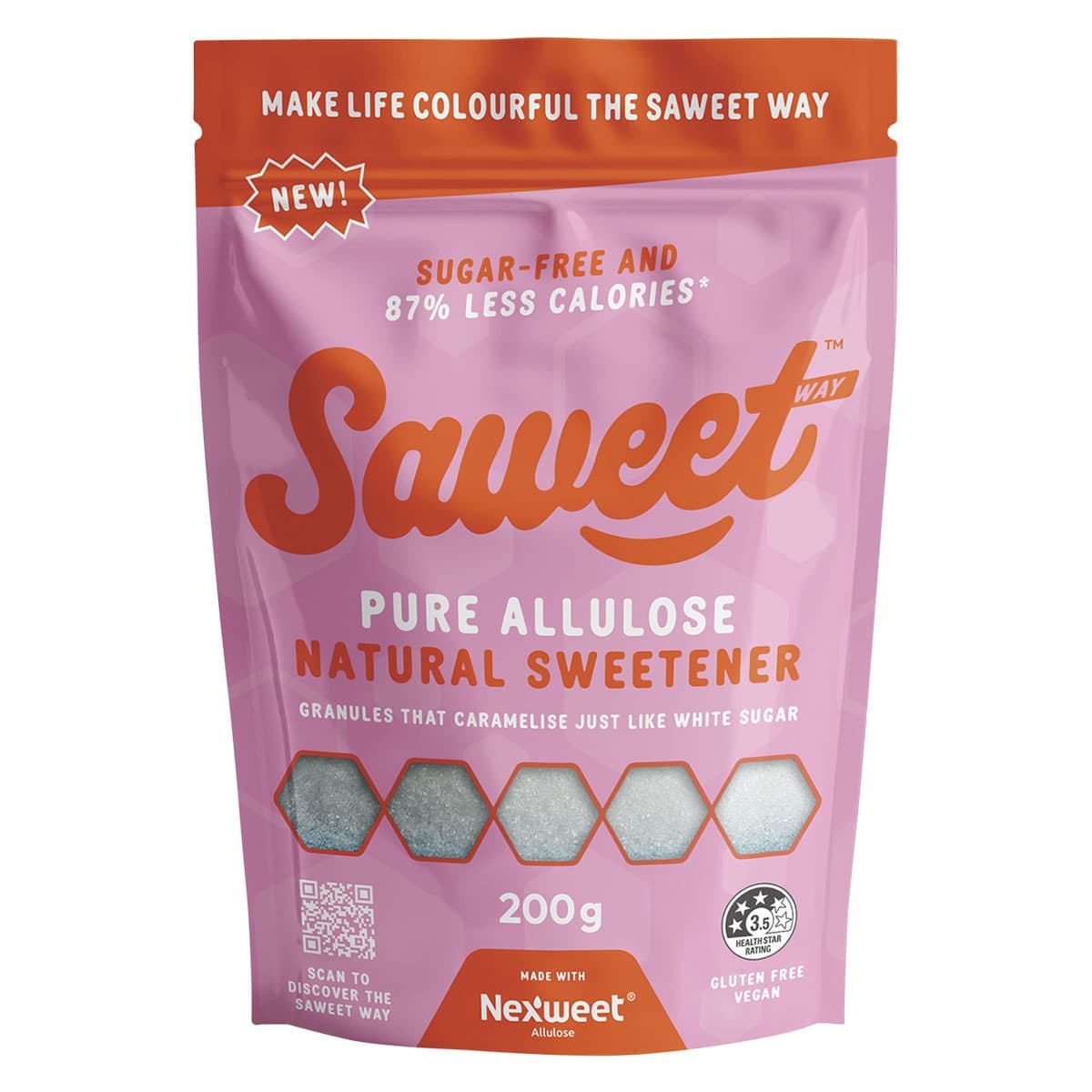 Saweet Way Pure Allulose Natural Sweetener Granules 200g