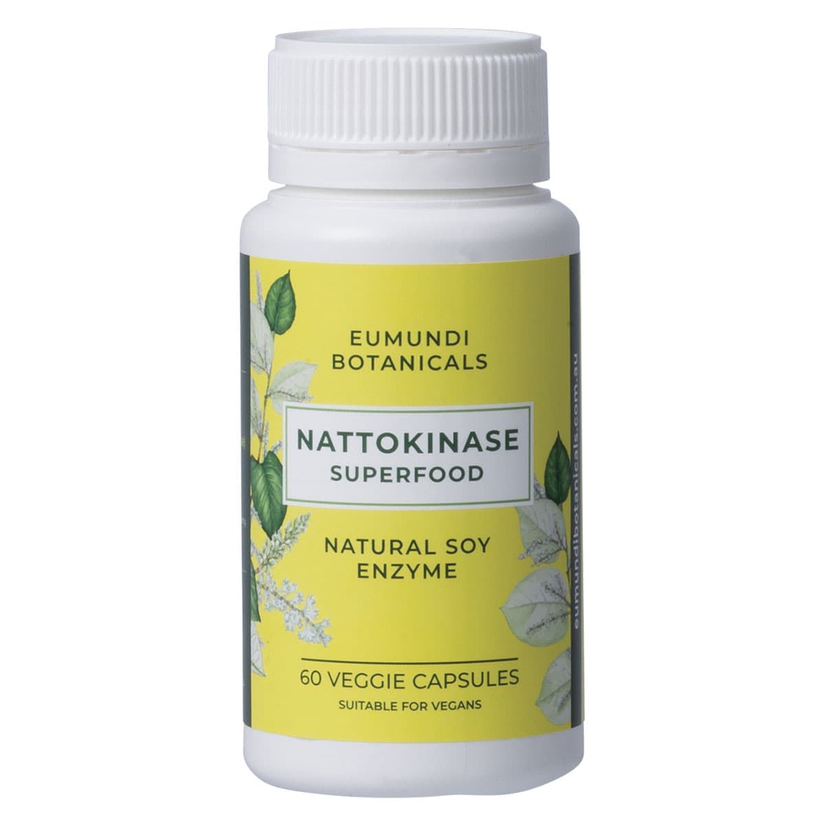 Eumundi Botanicals Nattokinase Natural Soy Enzyme 60 Capsules