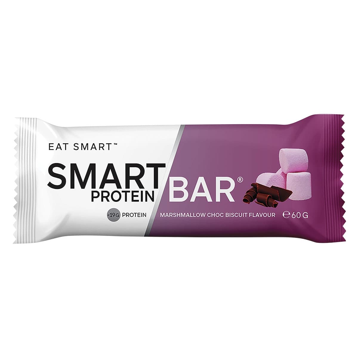 Smart Protein Marshmallow Choc Biscuit Flavour Protein Bar 60g