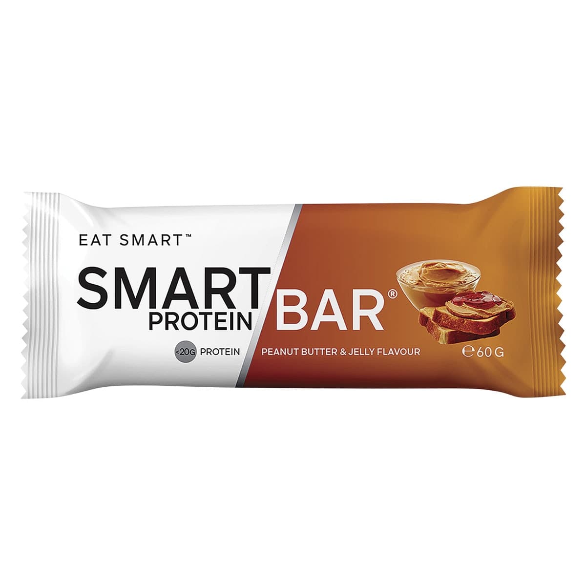 Smart Protein Peanut Butter & Jelly Protein Bar 60g