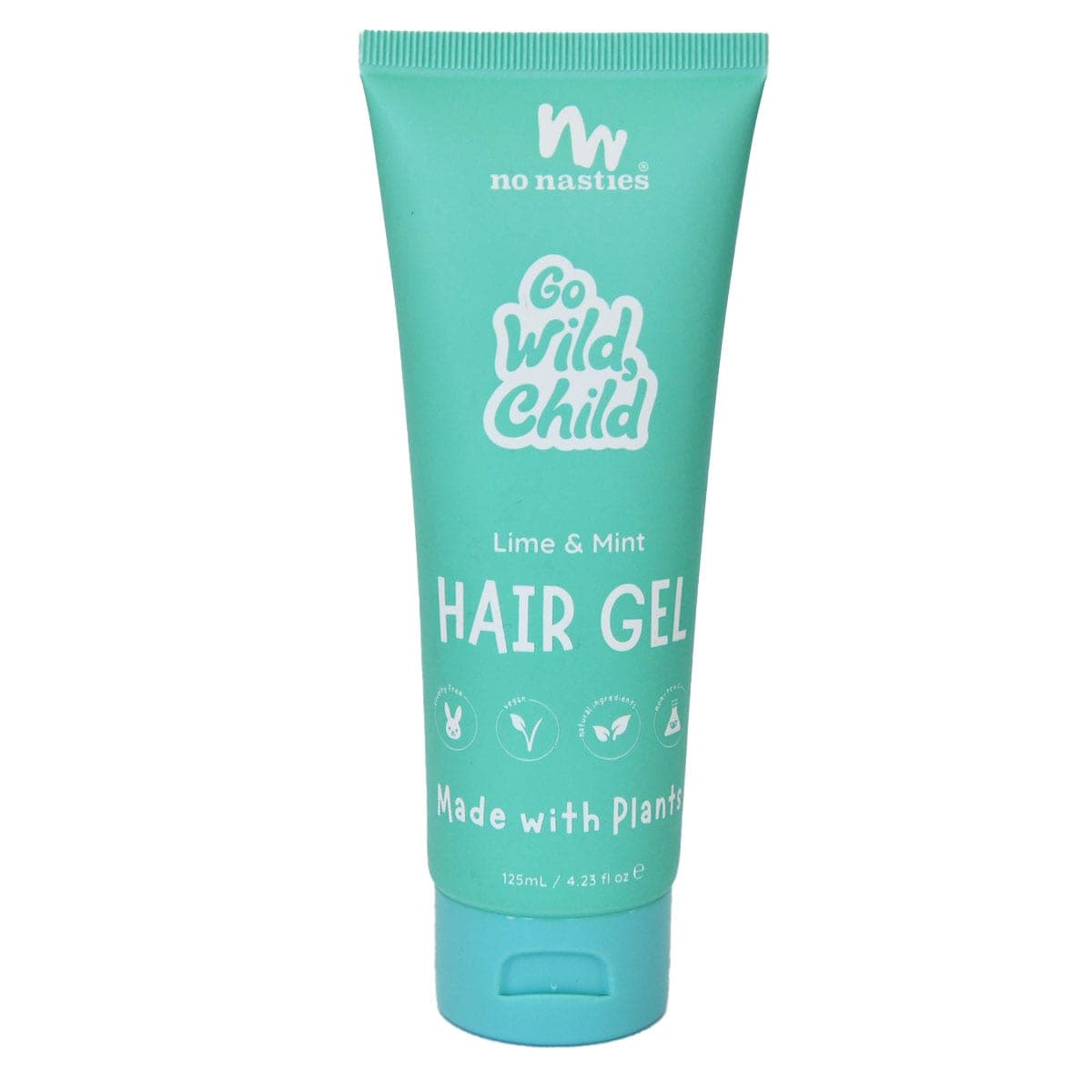 No Nasties Plant Based Kids Hair Gel Zesty Lime & Fresh Mint 125ml