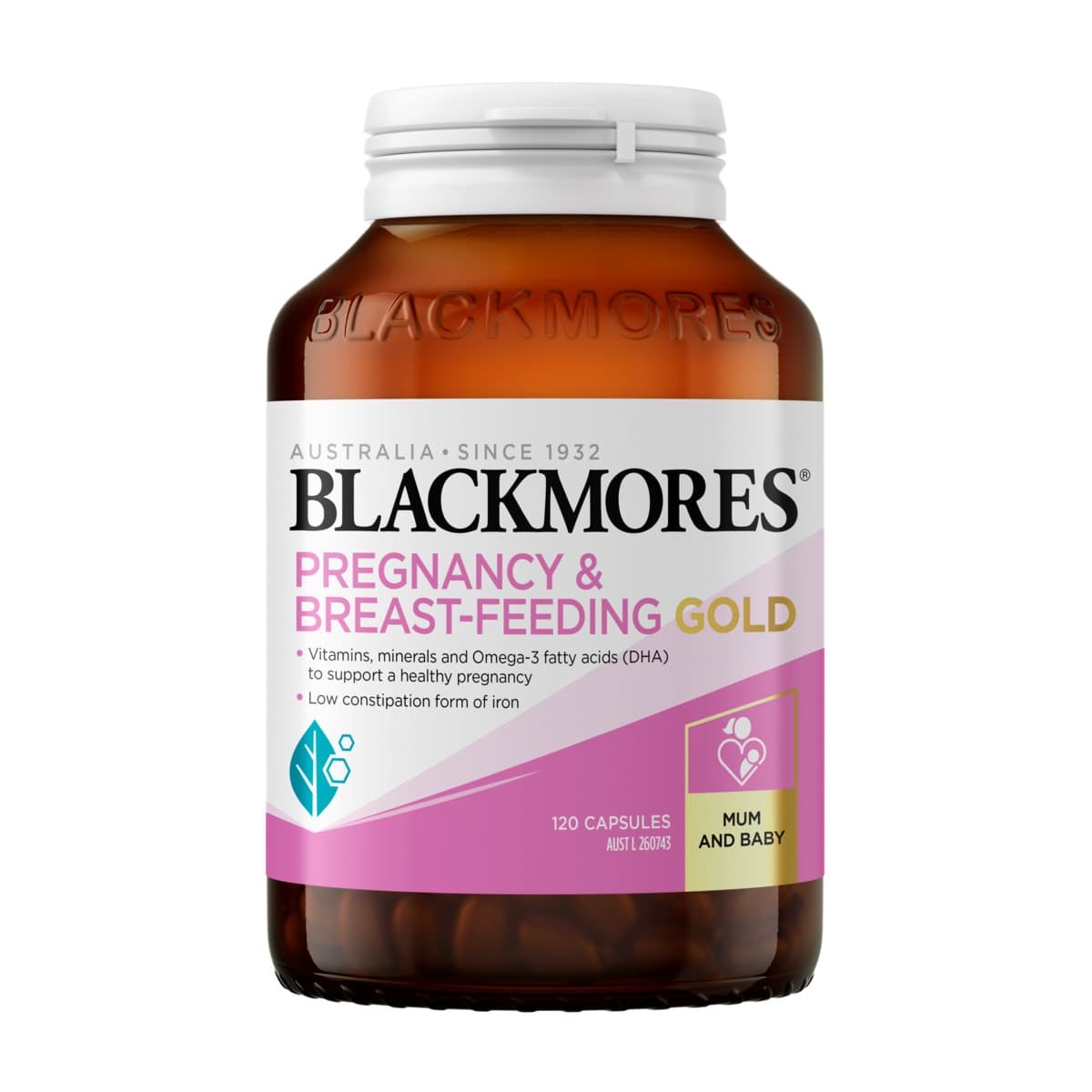 Blackmores Pregnancy and Breastfeeding Gold 120 Capsules