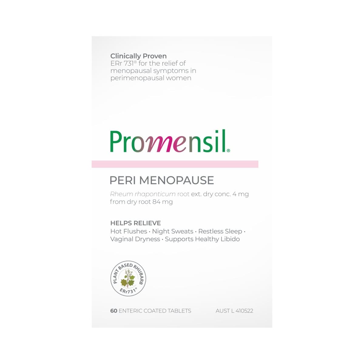 Promensil Menopause Peri 60 Tablets