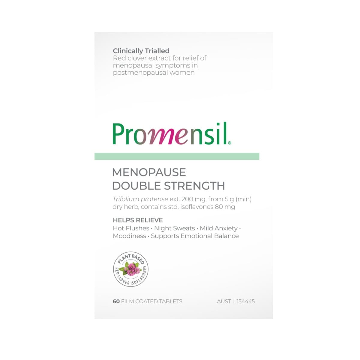 Promensil Menopause Double Strength 60 Tablets