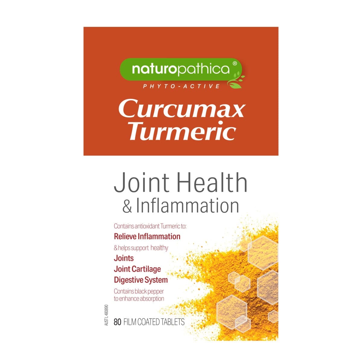 Naturopathica CurcuMax Turmeric Daily 3100mg 80 Tablets