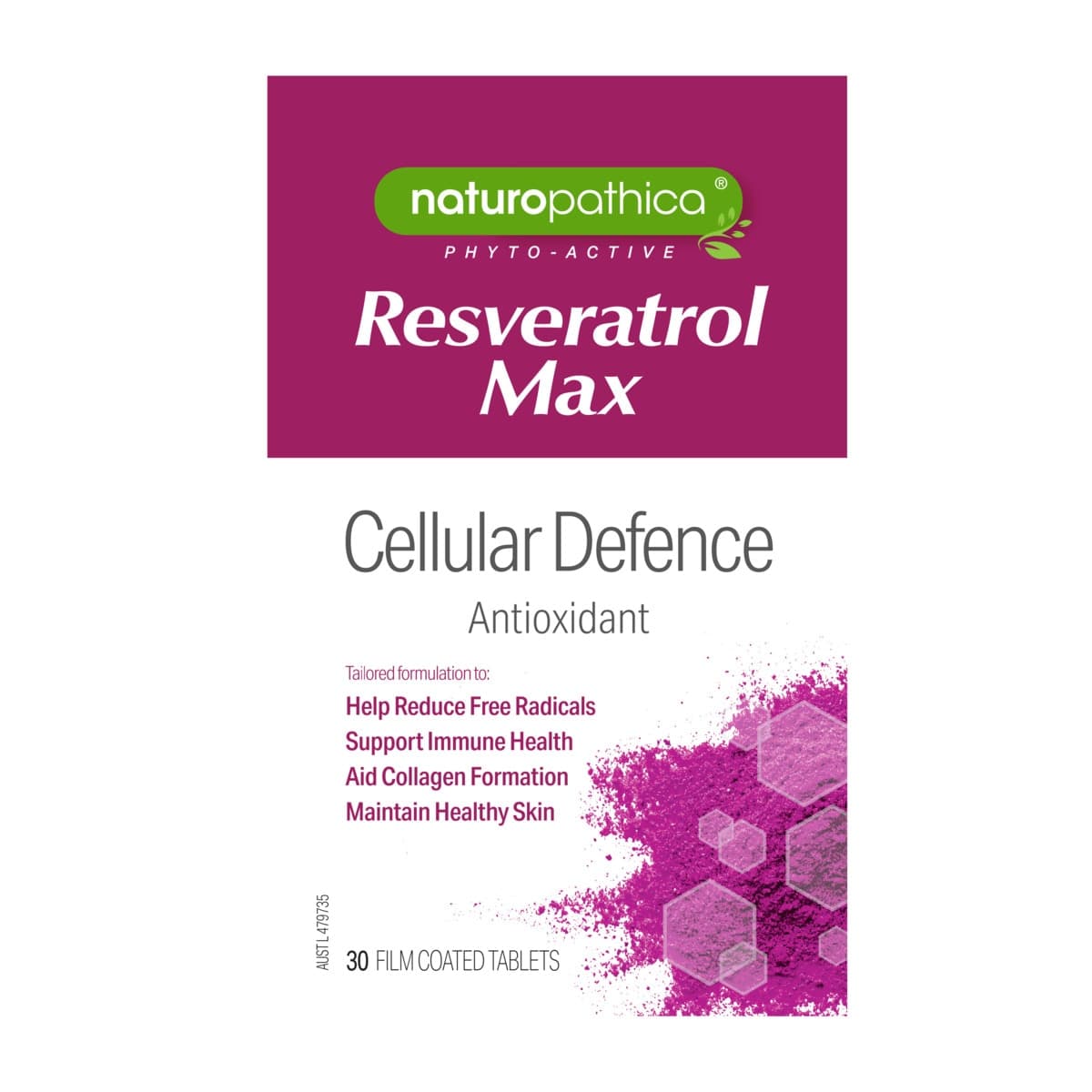 Naturopathica Resveratrol Max Antioxidant Rich 30 Tablets