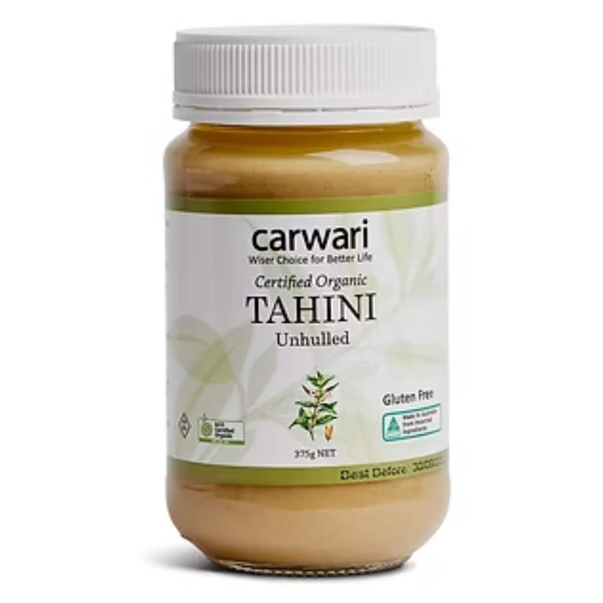Carwari Organic Tahini Unhulled 375g