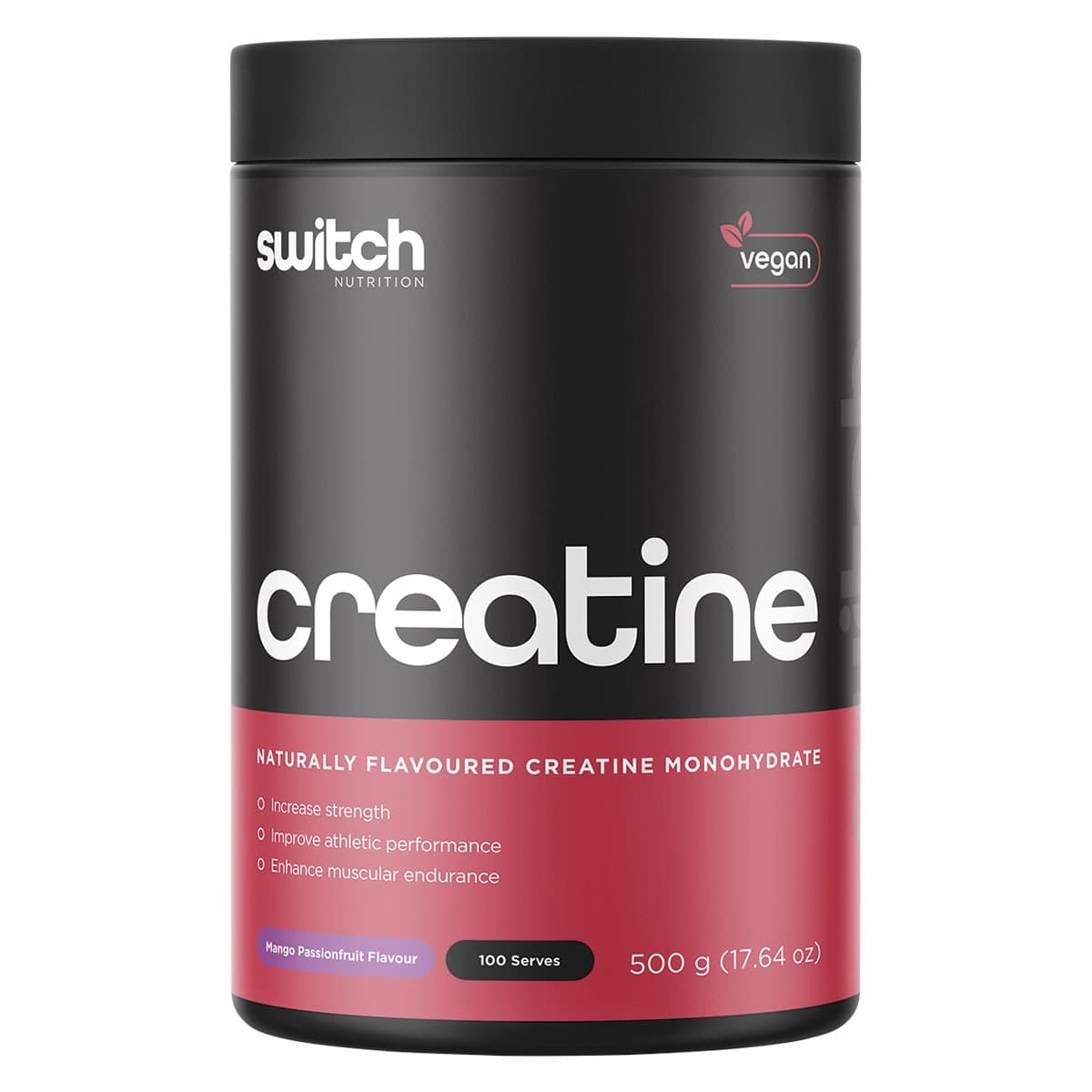 Switch Nutrition Creatine Monohydrate Powder Mango Passionfruit 500g