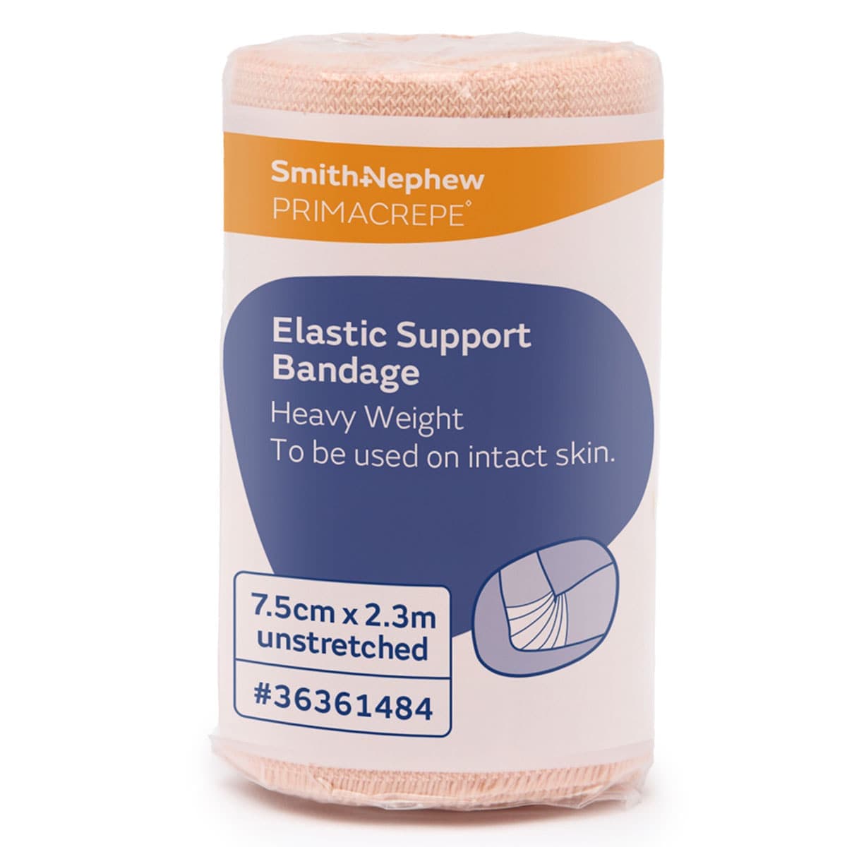 Primacrepe Elastic Crepe Bandage Heavy Weight 7.5cm x 2.3m