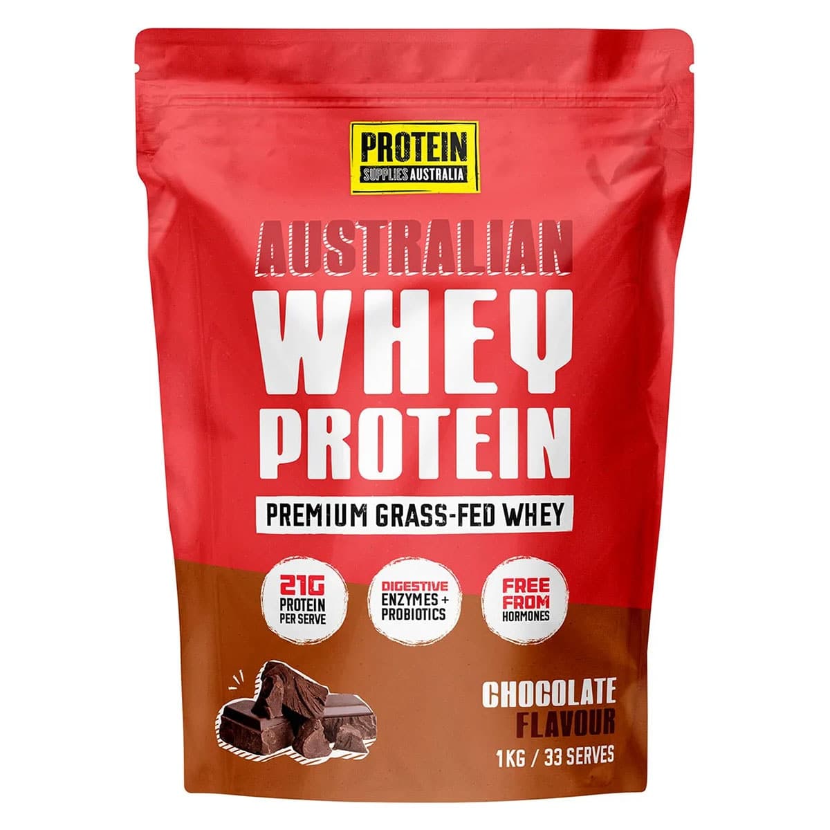 Protein Supplies Australia Whey Protein Powder Chocolate 1kg
