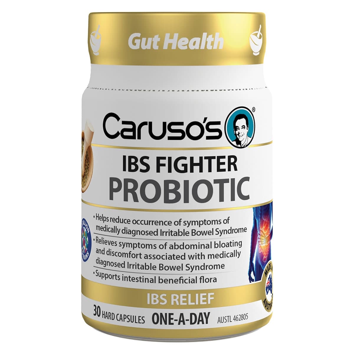 Carusos Probiotic - IBS Fighter 30 Capsules