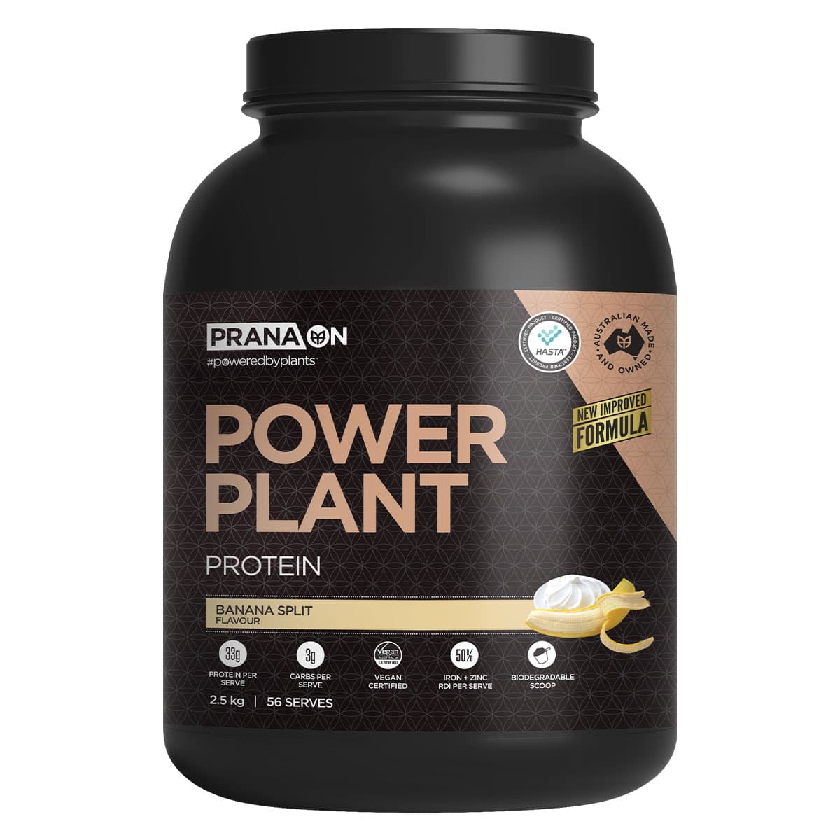 PranaOn Power Plant Protein Banana Split 2.5kg