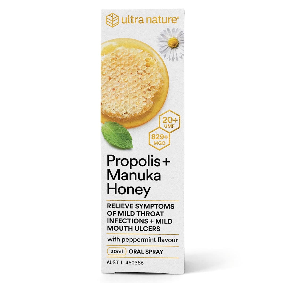 Ultra Nature Propolis & Manuka Oral Spray 30ml