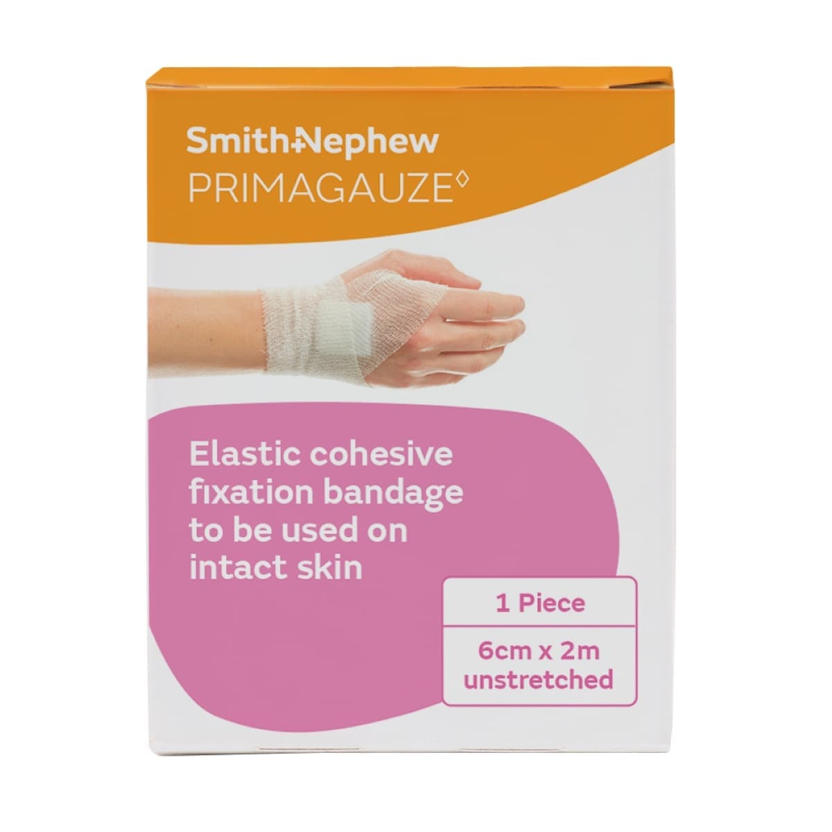 Smith & Nephew Primagauze Elastic Cohesive Bandage 6cm x 2m 1 Roll