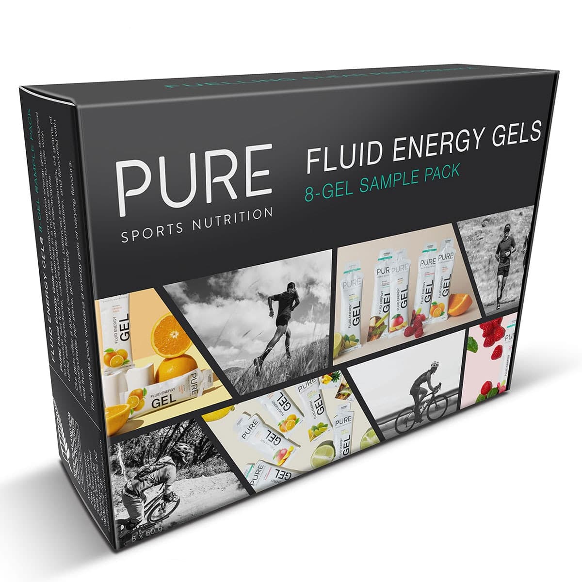 Pure Sports Nutrition Fluid Energy Gels 8-Gel Sample Pack