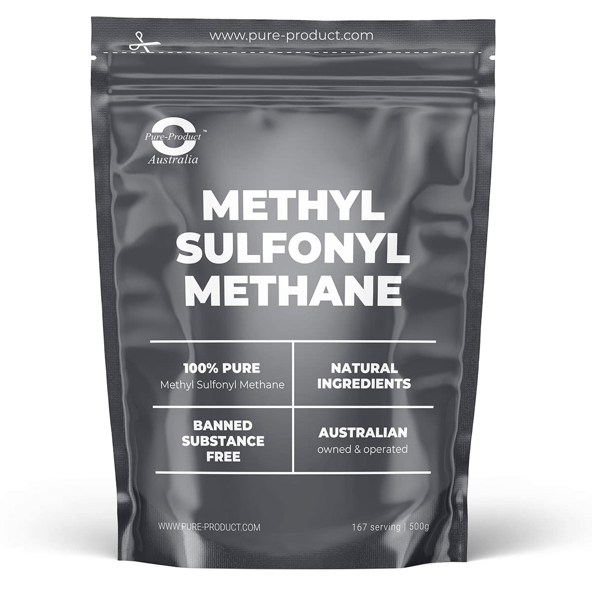 Pure Product Australia Methyl Sulfonyl Methane (MSM) 500g