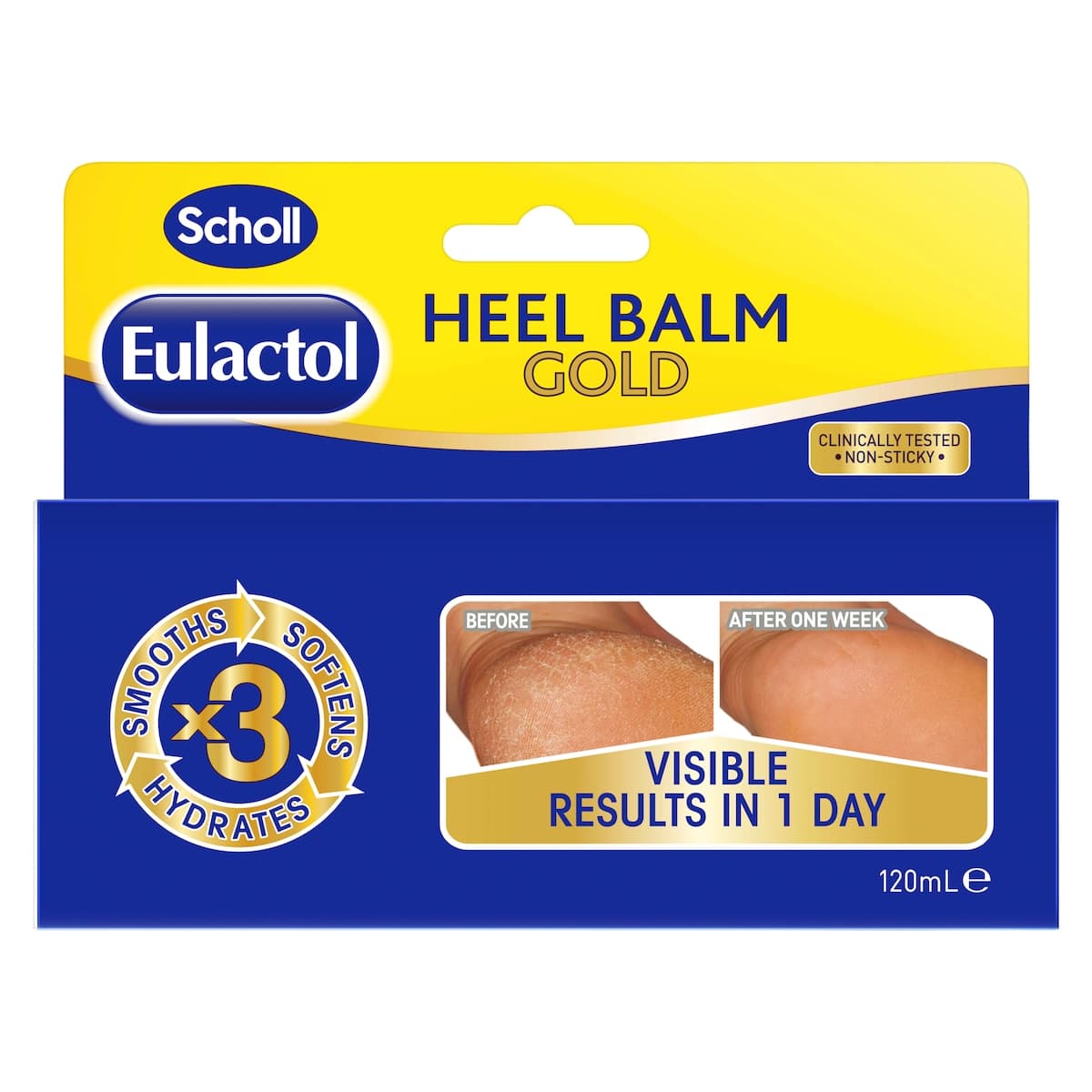 Scholl Eulactol Heel Balm Gold 120ml