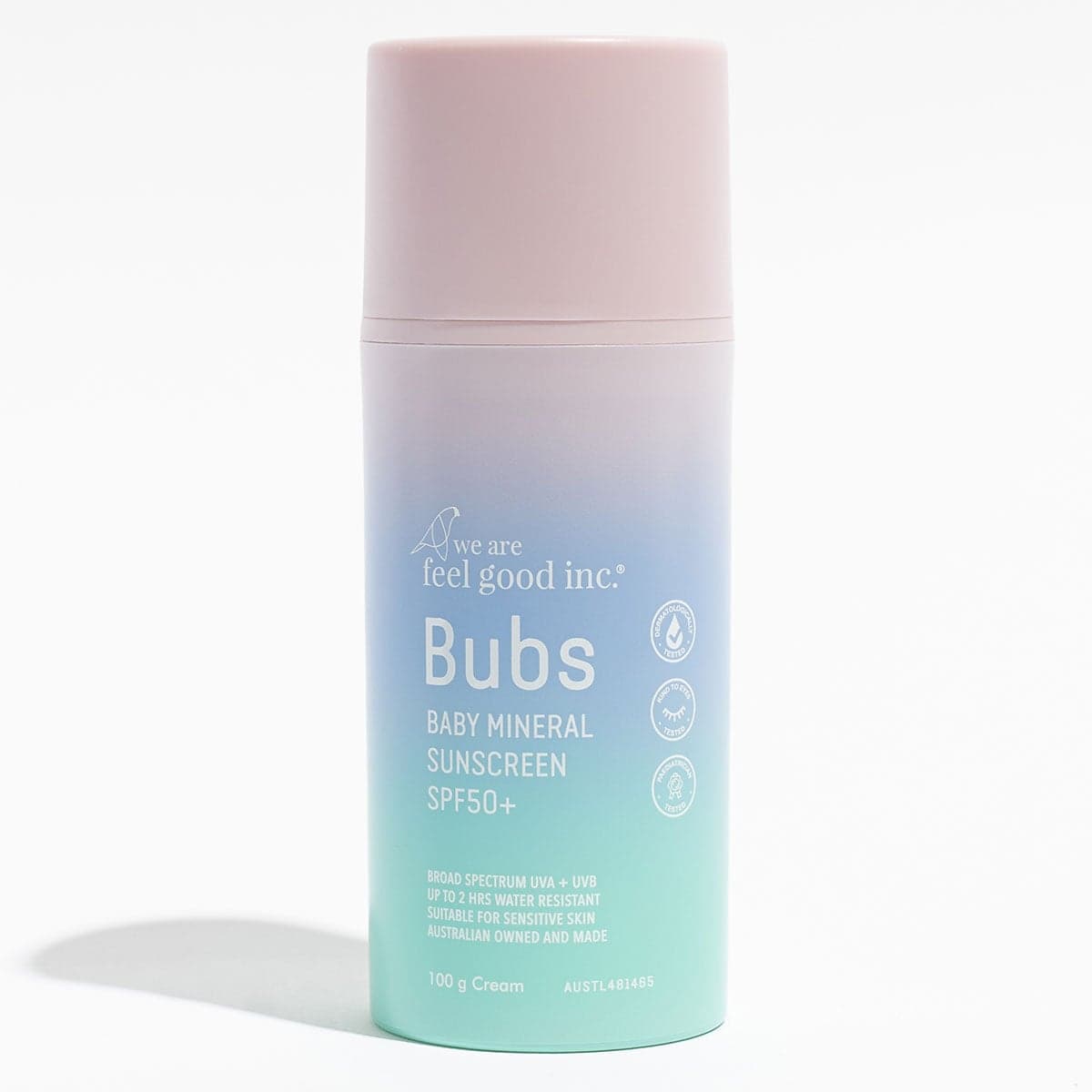 We Are Feel Good Inc. Bubs Baby Mineral Sunscreen SPF50+ - 100g