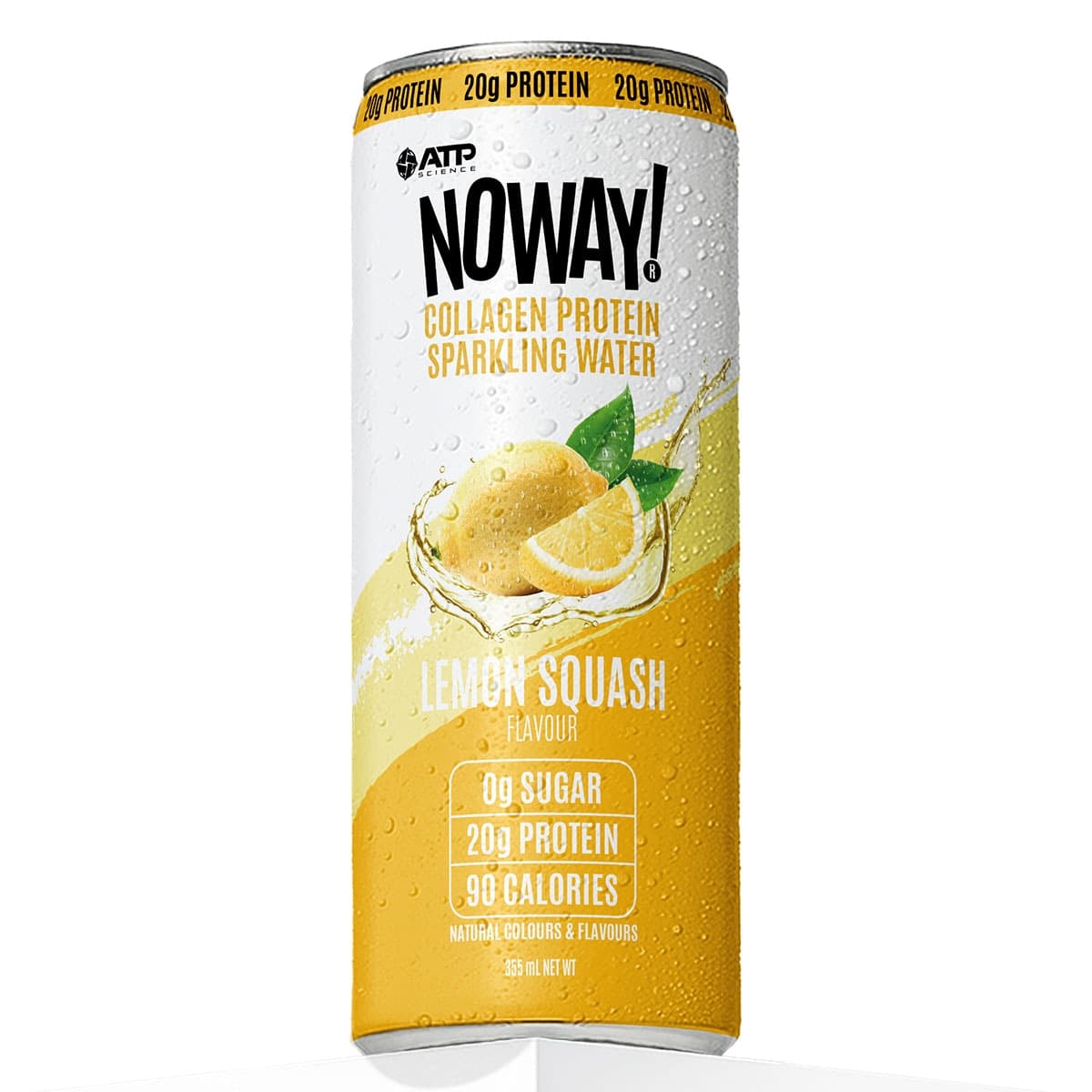 ATP Science Noway Collagen Protein Water Sparkling Water Lemon Squash 355ml