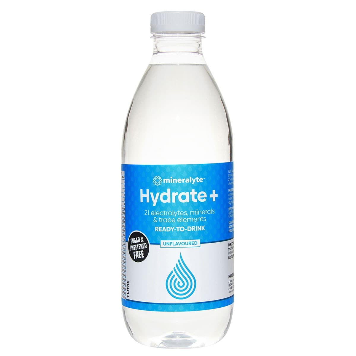 Mineralyte Hydrate+ Ready To Drink Unflavoured 1 Litre