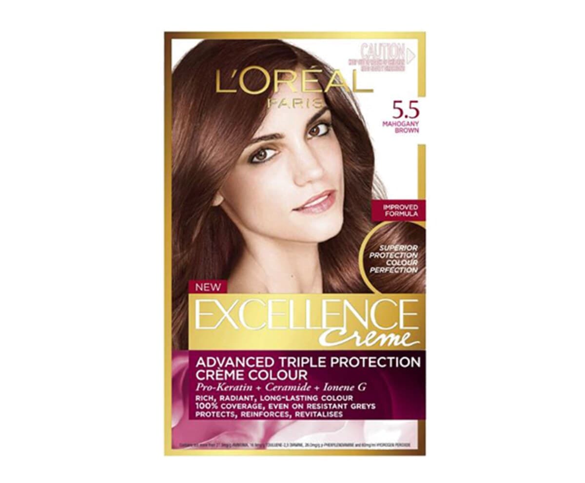 L'Oreal Excellence Creme 5.5 Mahogany Brown Hair Colour (While Stock Last)