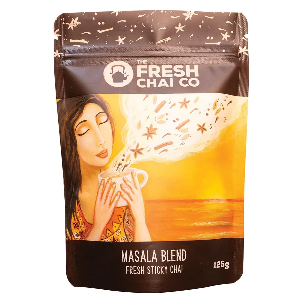 The Fresh Chai Co Masala Blend Fresh Sticky Chai 125g