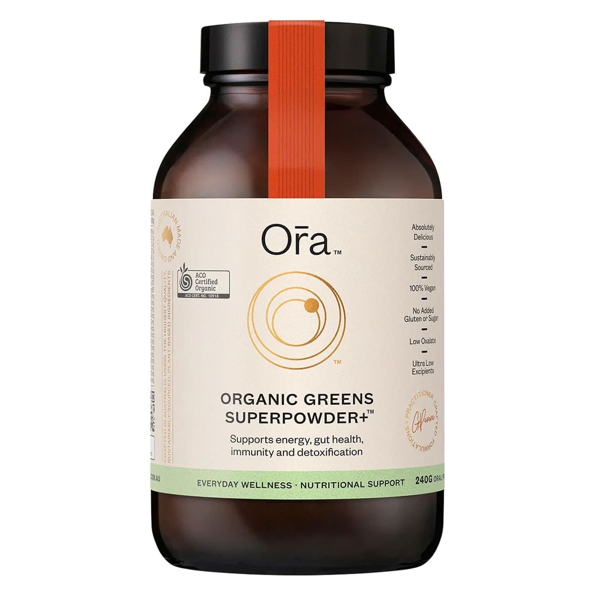 Ora Organic Greens Superpowder 240g