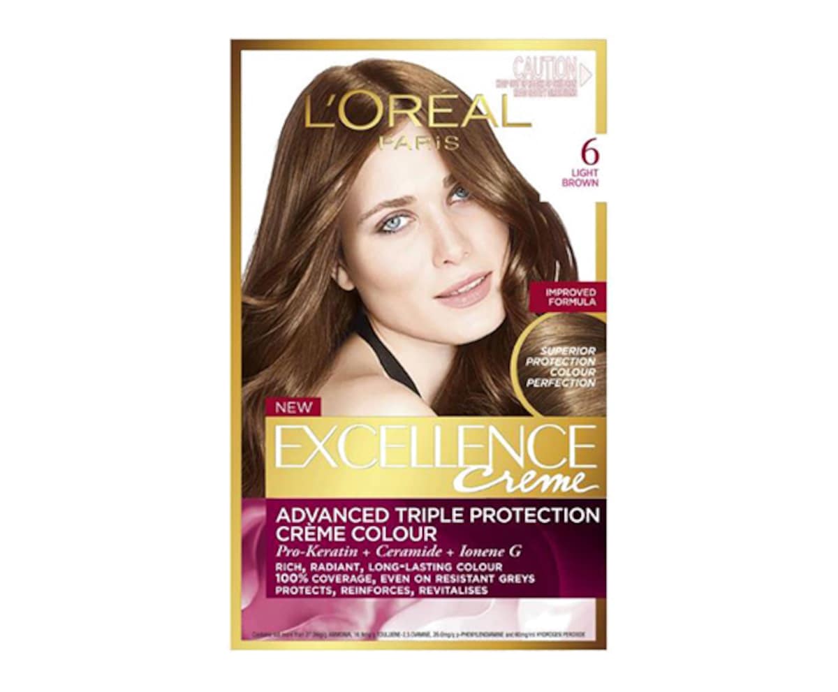 L'Oreal Excellence Creme 6 Light Brown Hair Colour (While Stock Last)