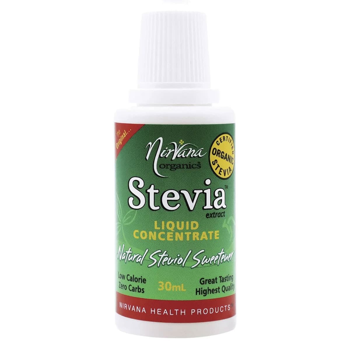 Nirvana Organics Stevia Liquid 30ml