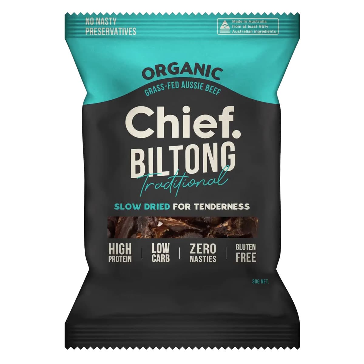 Chief Traditional Beef Biltong 30g