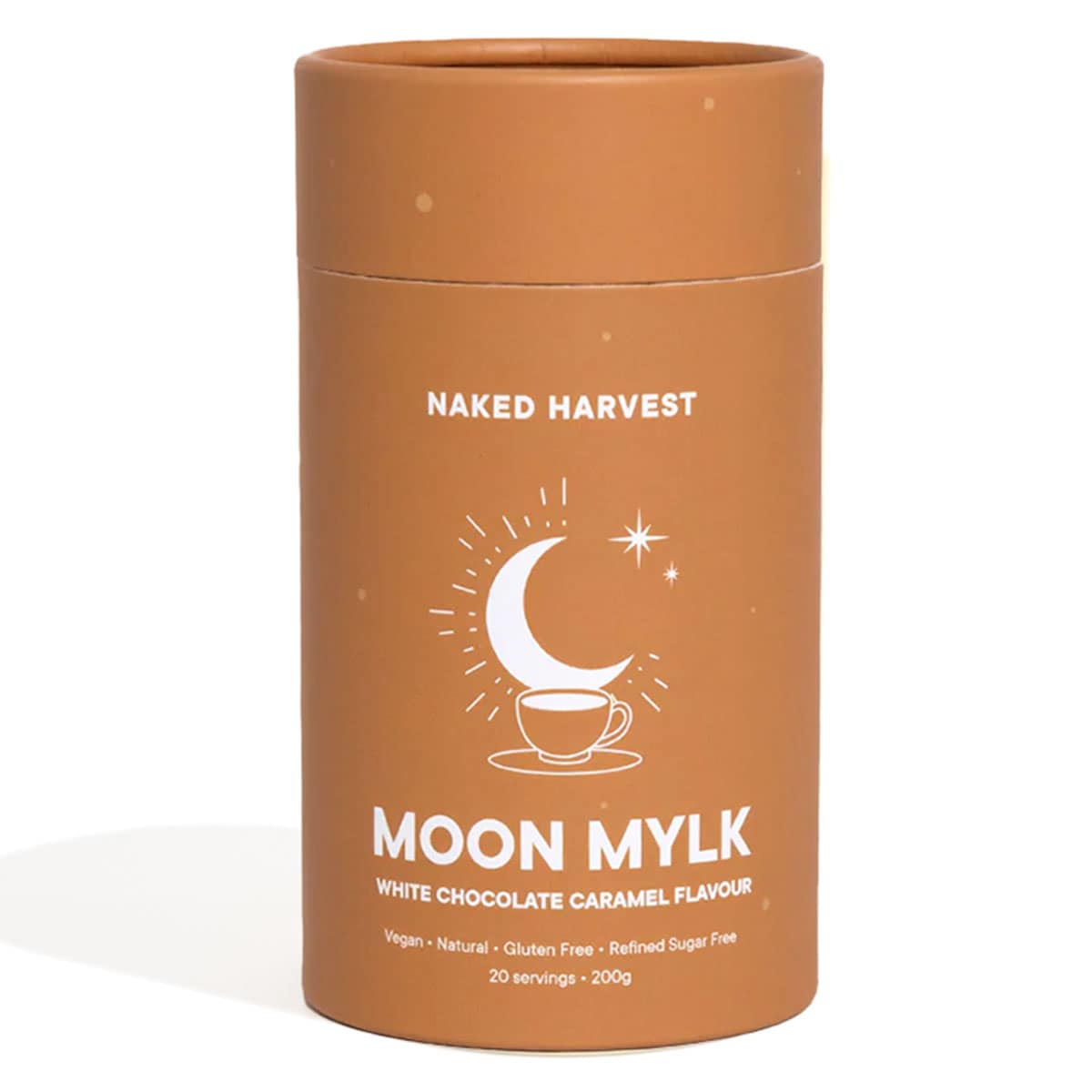 Nu Harvest Moon Mylk White Choc Caramel Swirl 200g
