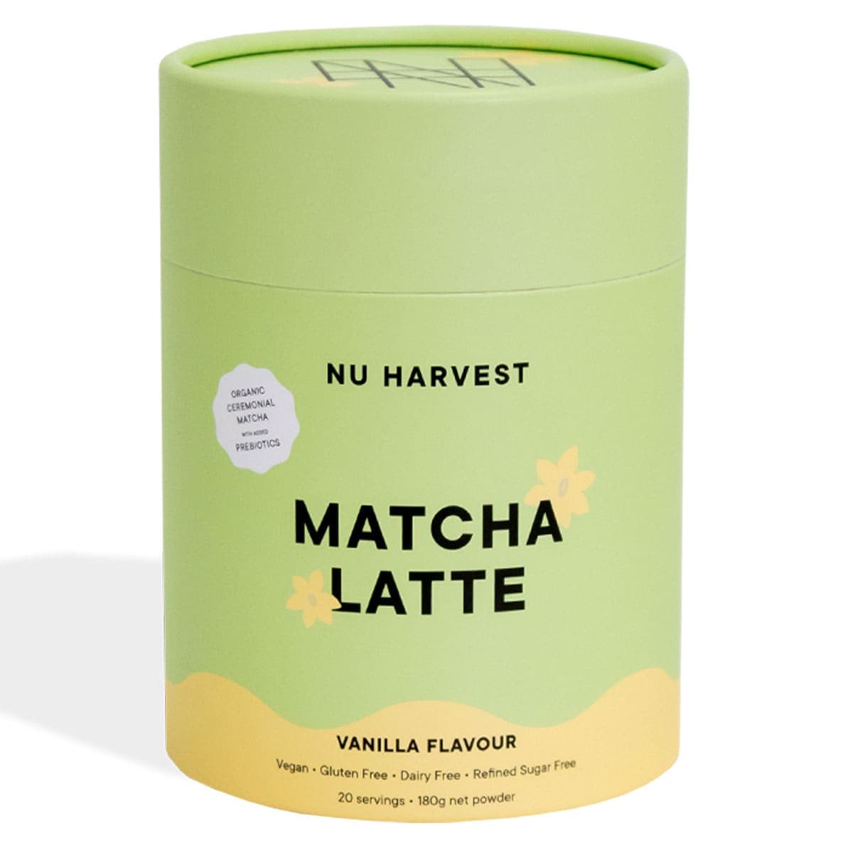 Nu Harvest Matcha Latte Powder Vanilla 180g