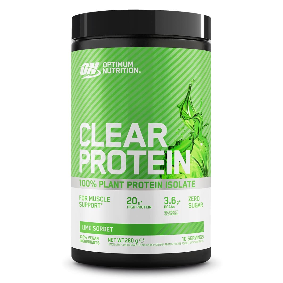 Optimum Nutrition Clear Plant Protein Isolate Lime Sorbet 280g