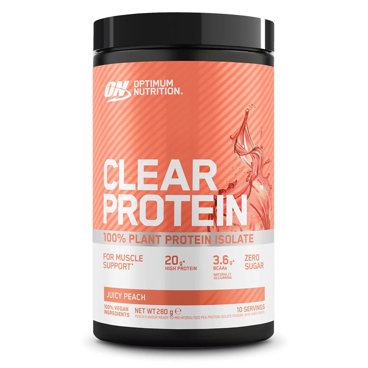 Optimum Nutrition Clear Plant Protein Isolate Juicy Peach 280g