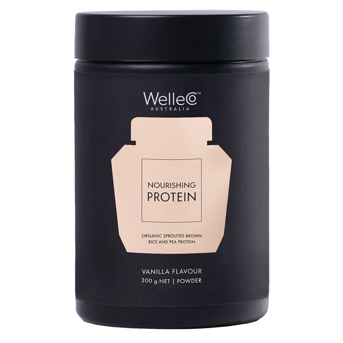 WelleCo Nourishing Vegan Protein Vanilla Flavour 300g