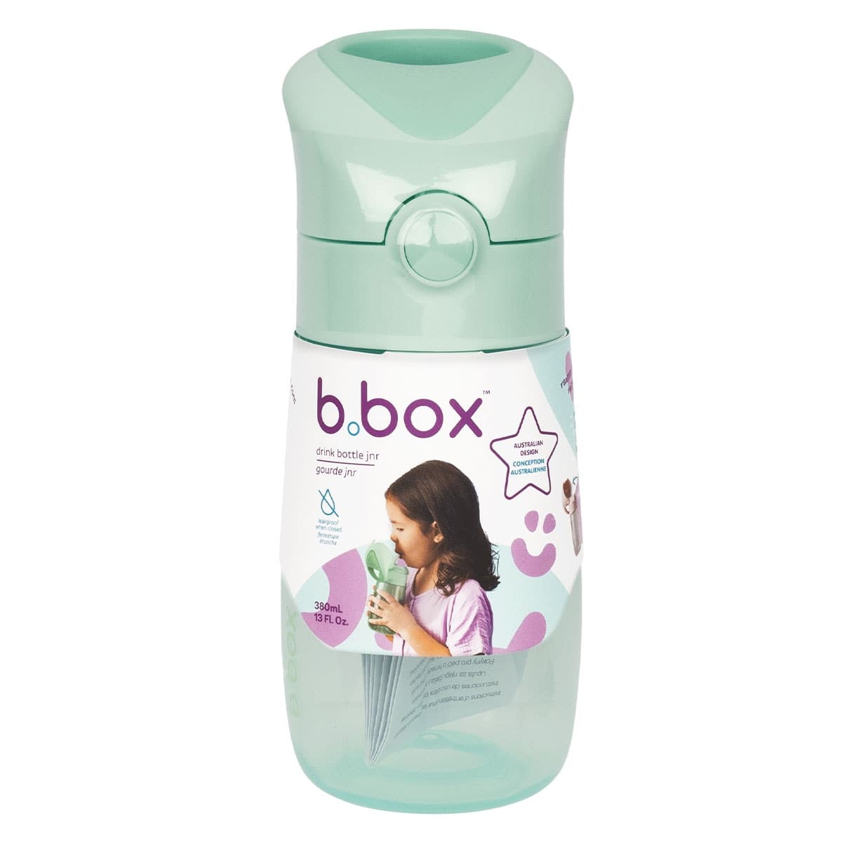 B.Box Junior Drink Bottle 380ml Spearmint