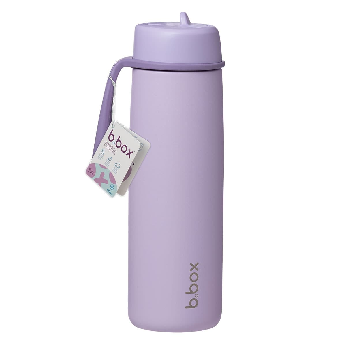 B.Box Insulated Flip Top Bottle 690ml Lilac Love
