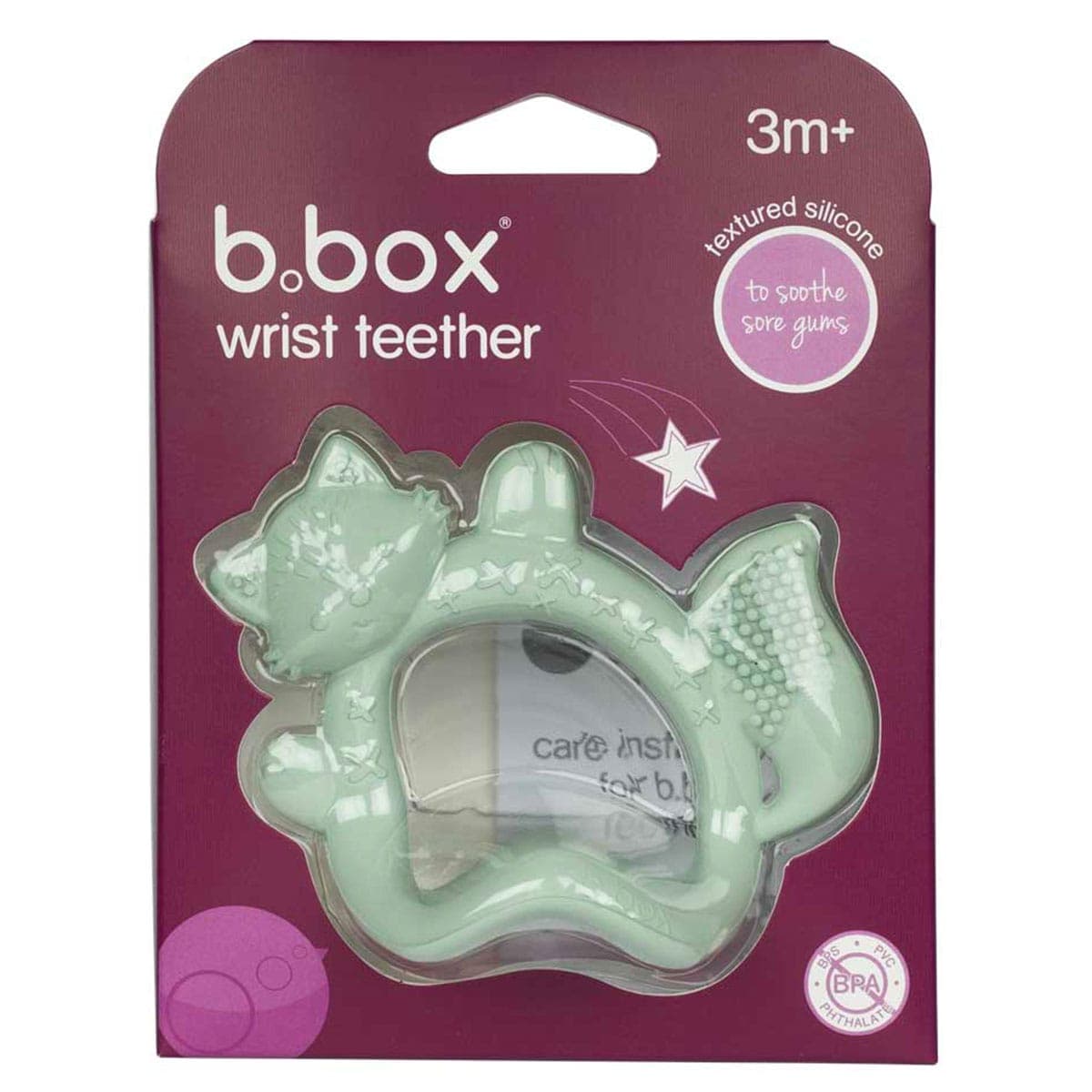 B.Box Wrist Teether Sage