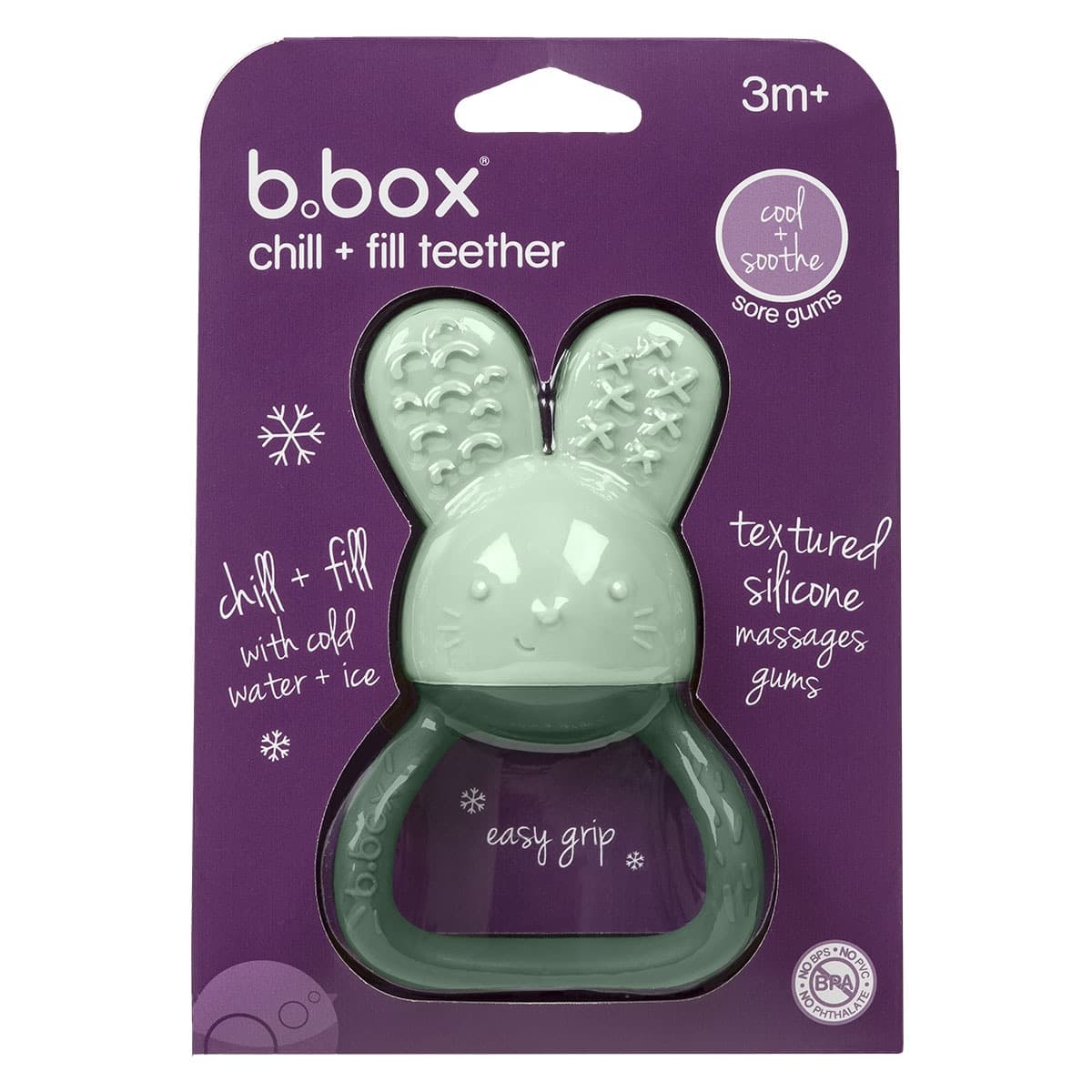 B.Box Chill + Fill Teether Sage