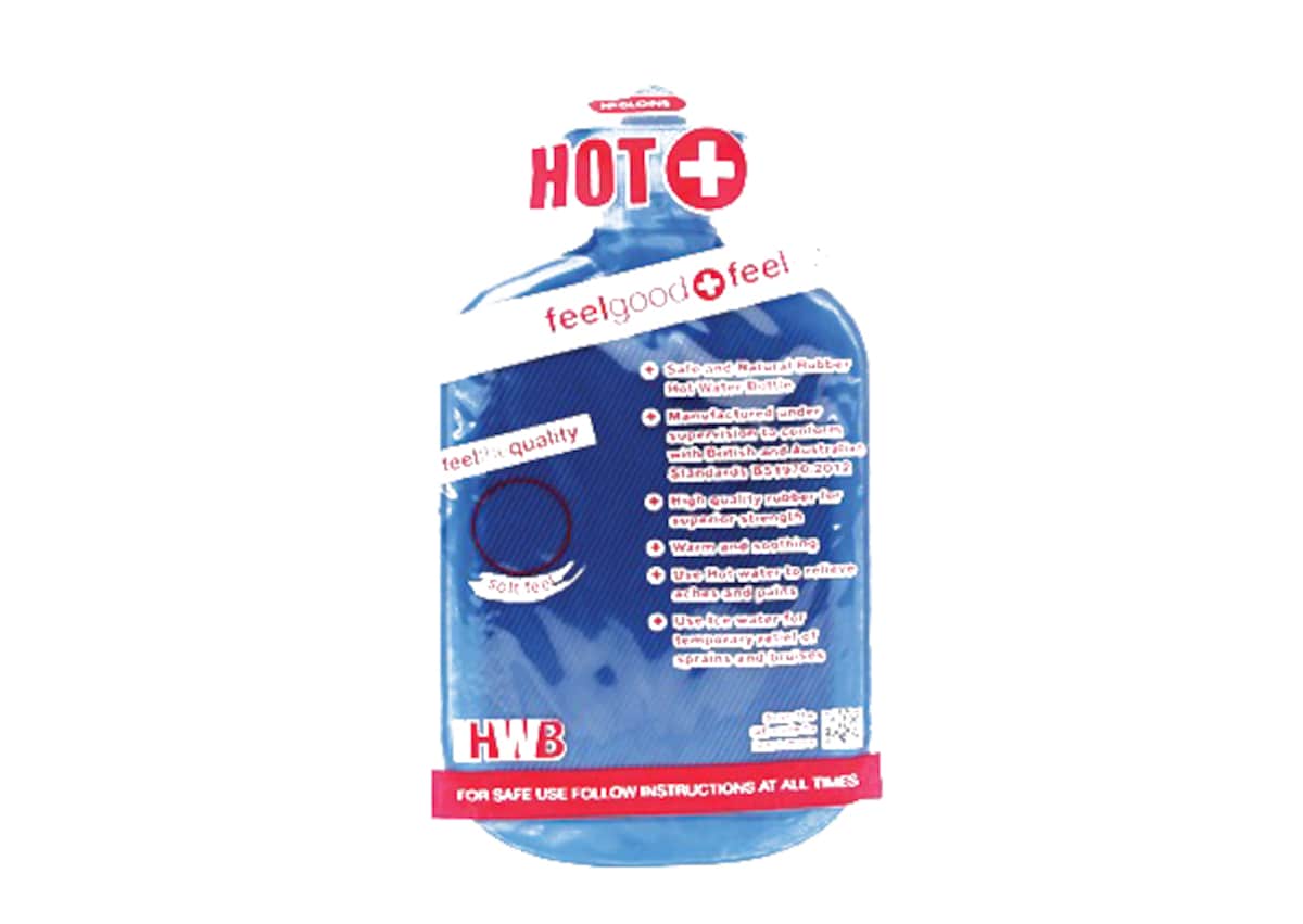 McGloins Hot Water Bottle 2 Litre Assorted Colours